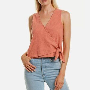 Madewell Texture & Thread Wrap Tie Tank Top - S